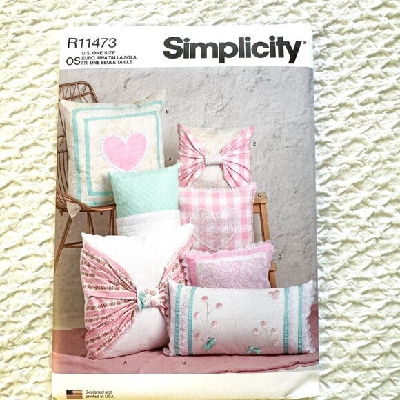Sewing Pattern Pillows Simplicity R11473 - Picture 1 of 7